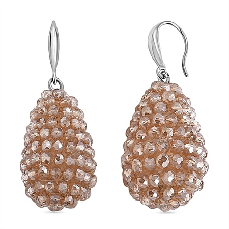 Champagne Crystal Dangling Earring