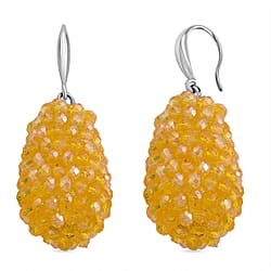 Black Crystal Dangling Earring