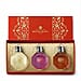 Biggest Christmas Offer 2025 - Molton Brown Festive Bauble Collection - Delicious Rhubarb &amp; Rose, Fiery Pink Pepper, Re-charge Black Pepper Bath &amp; Shower Gels - 75ML Each