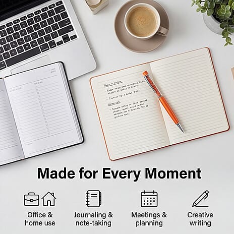 Set of 5 Gemstone Pen - Amythyst, Green Apatite, Fire Opal, Tanzanite - Blue Apatite