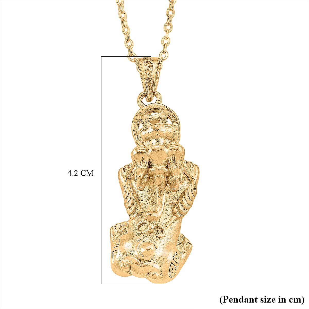 Fancy Necklace (Size - 20) Pure Yellow Brass