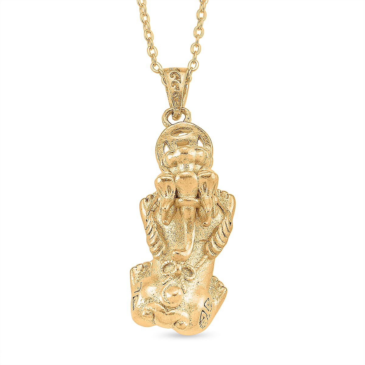 Pixiu Pendant with Chain (Size - 20-2 Inch Ext)