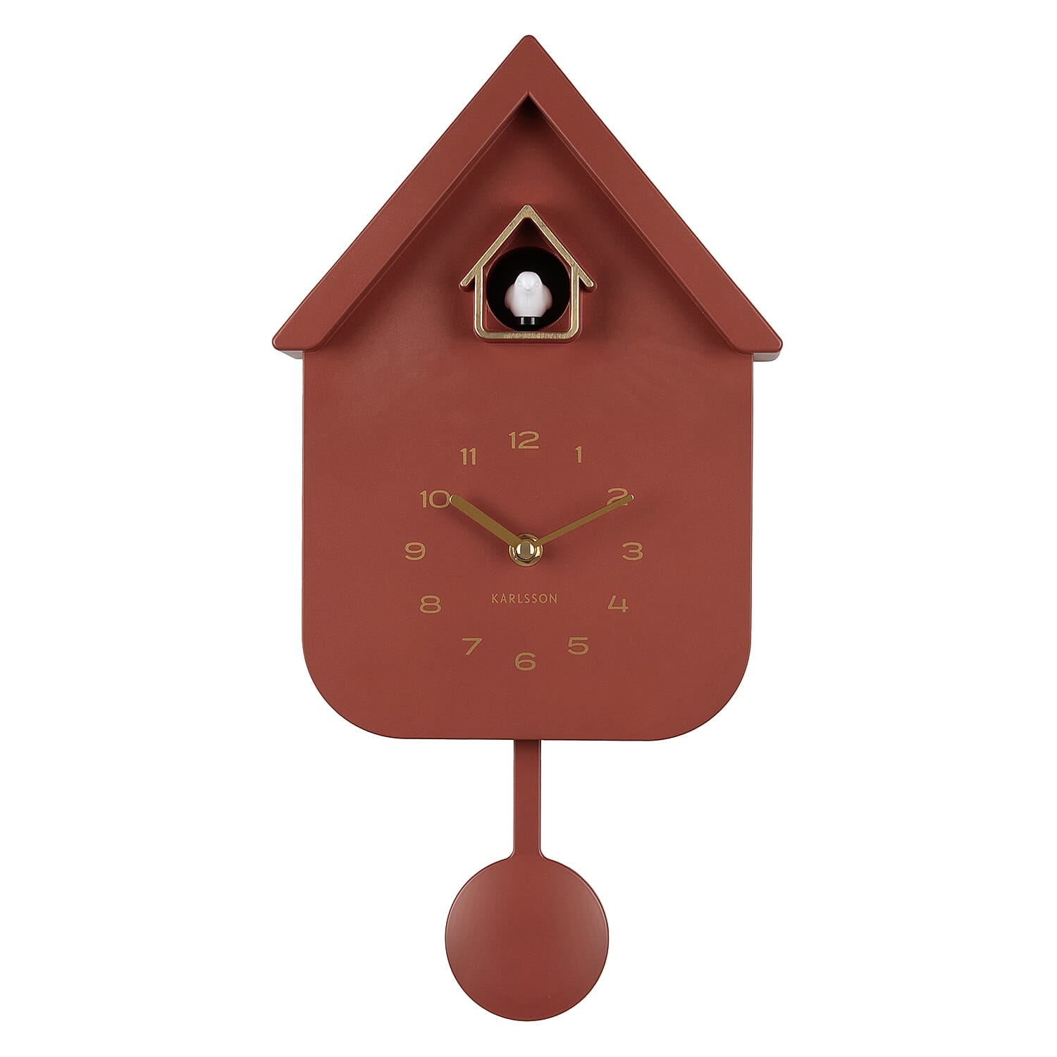 BLACK FRIDAY LAUNCH 2025 - UK First Time Launch Karlsson-Cuckoo Wall Clock - Wine
