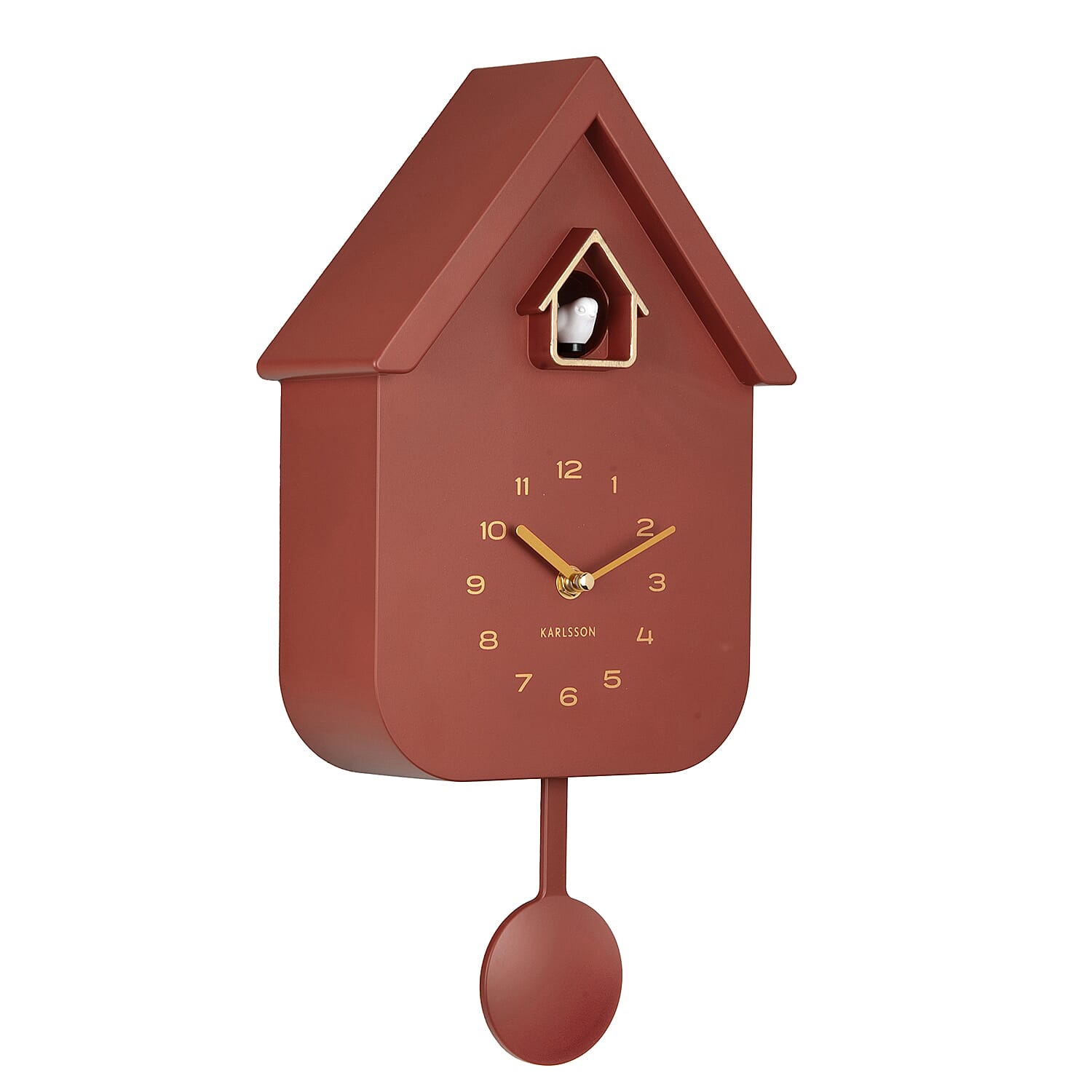 BLACK FRIDAY LAUNCH 2025 - UK First Time Launch Karlsson-Cuckoo Wall Clock - Wine
