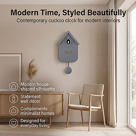 Cuckoo Wall Clock - Grey