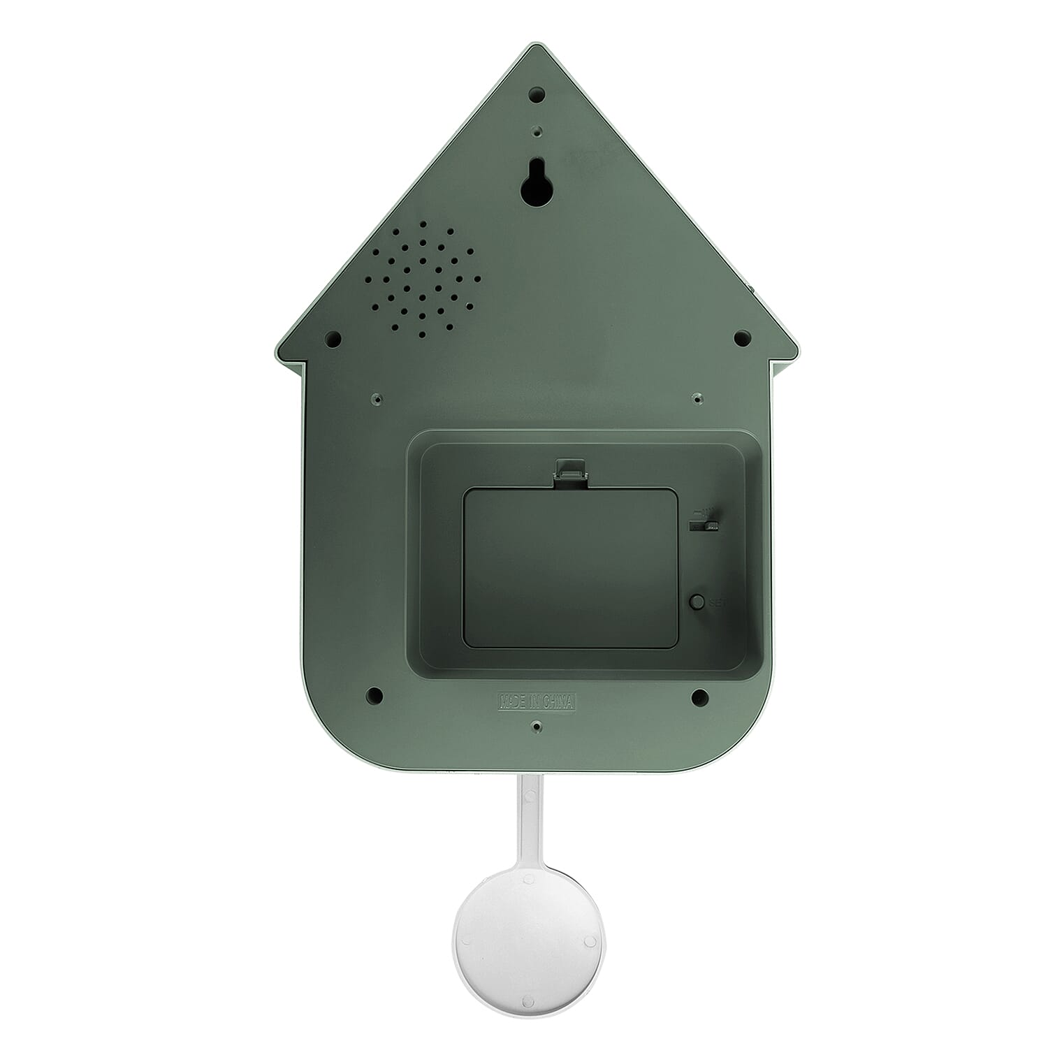 UK First Time Launch Karlsson- Cuckoo Wall Clock - Jungle Green