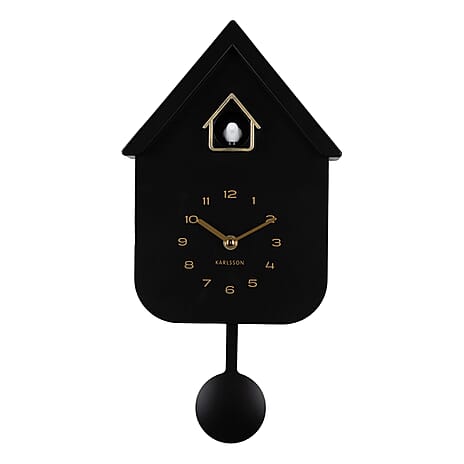 Cuckoo Wall Clock - Black