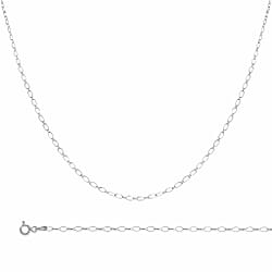 Close Out Deal - Sterling Silver Romy Chain with Spring Ring Clasp