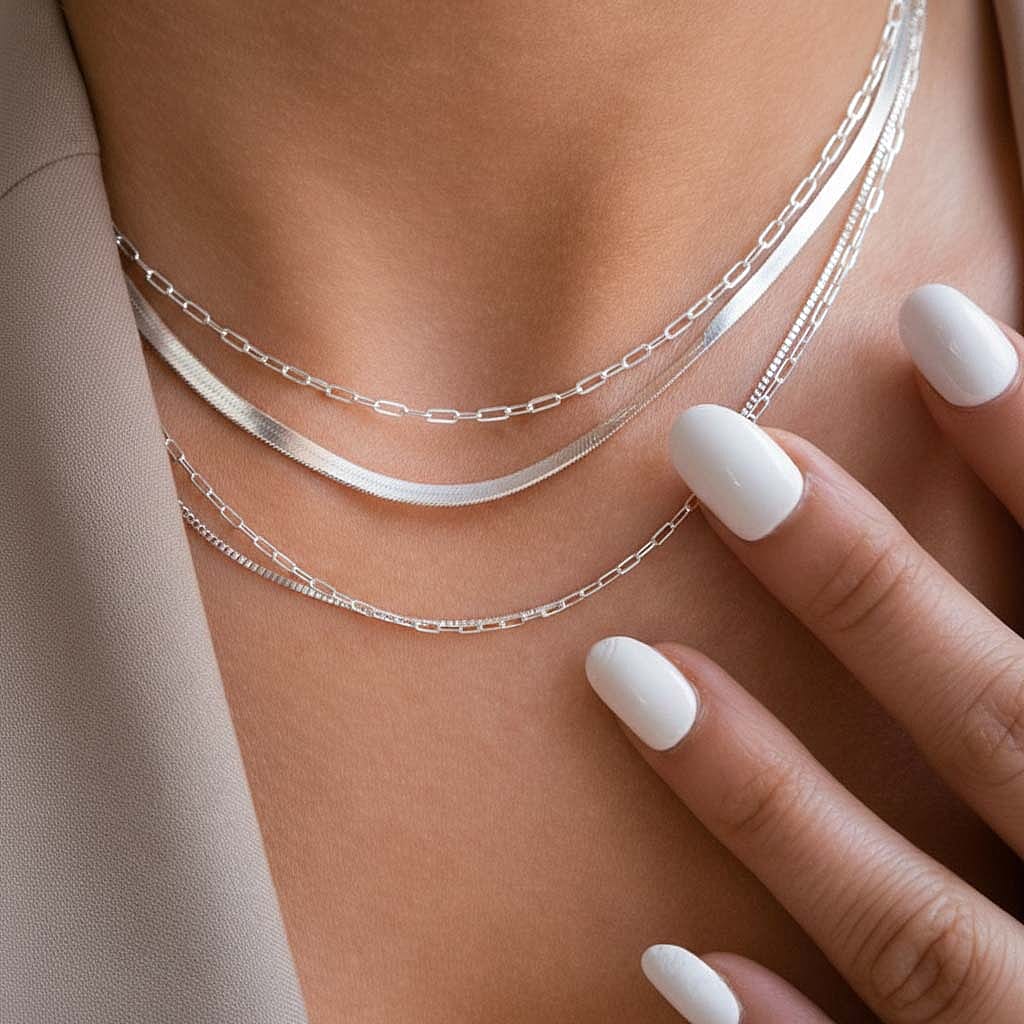 Close Out Deal - Sterling Silver Romy Chain with Spring Ring Clasp