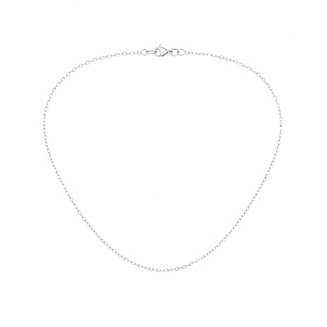 Sterling Silver Romy Chain (Size - 18) with Spring Ring Clasp