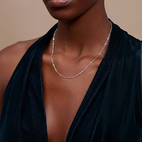 Close Out Deal Sterling Silver Romy Chain (Size 22) with Spring Ring Clasp