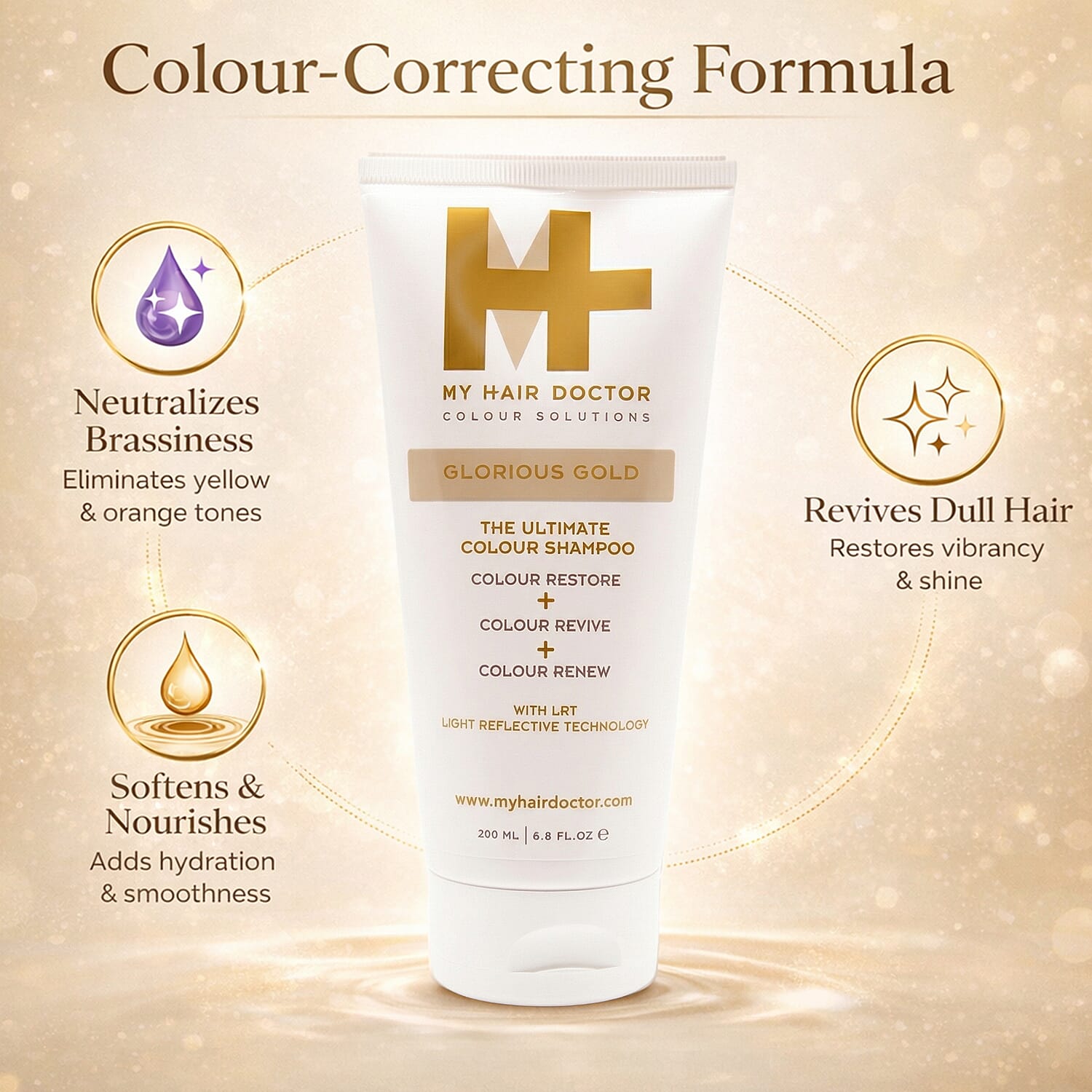 My Hair Doctor - Glorious Gold Shampoo - 200ml