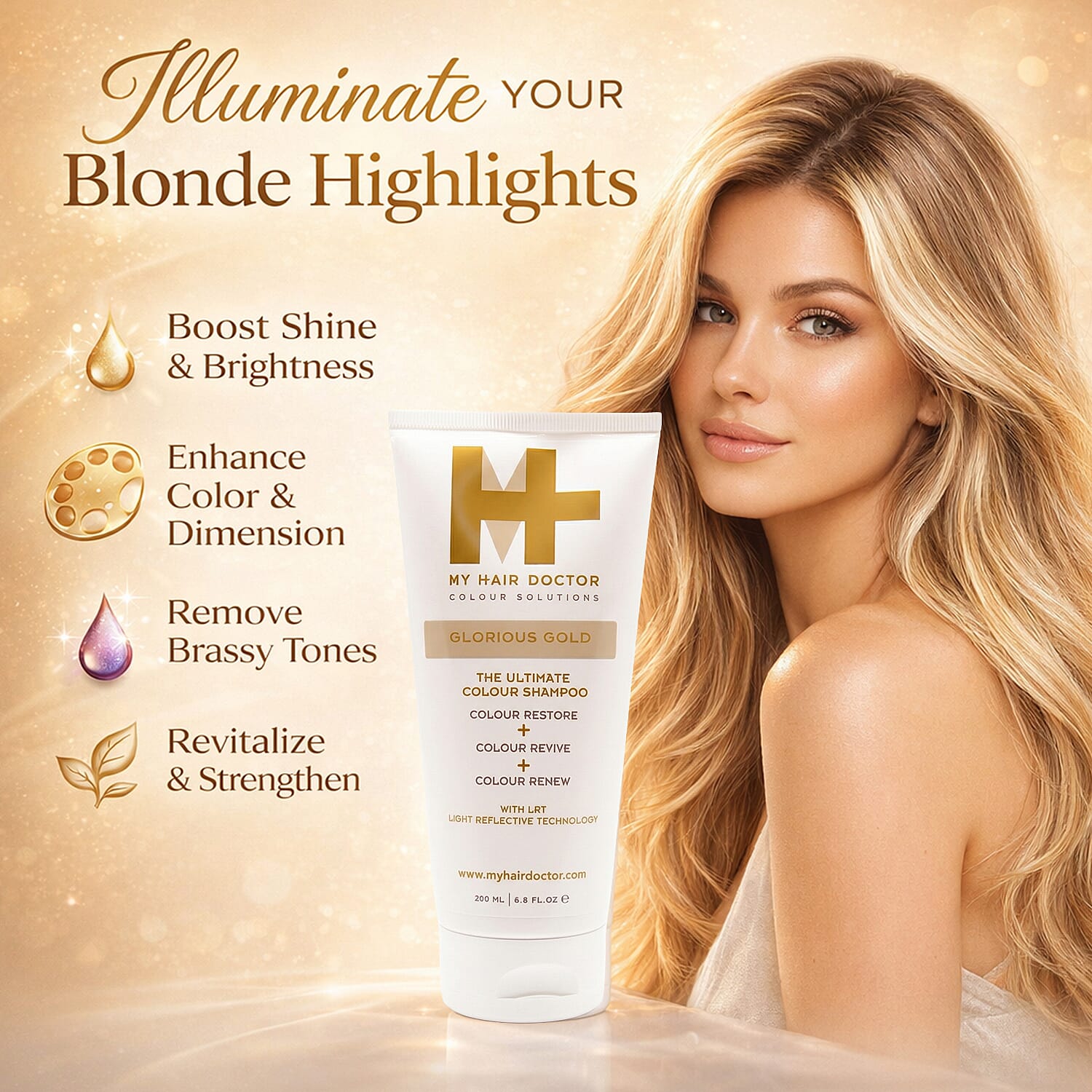 My Hair Doctor - Glorious Gold Shampoo - 200ml