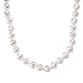 White Shell Pearl Beads Necklace (Size 18 - 2 Ext) in Silver Tone 200.00 Ct.