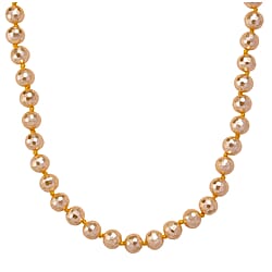 South Sea White Colour Faceted Shell Pearl Necklace (Size 18 - 2 Ext) 200.00 Ct.