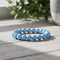 Sleeping Beauty Color Shell Pearl Bracelet (Size 7 Stretchable) 110.00 Ct.
