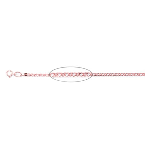 One Time Deal- 9K Yellow Gold Double Curb Necklace (Size 30) with Spring Ring Clasp