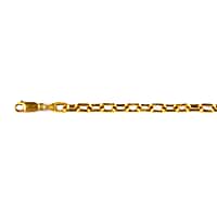 Close Out Deal- 9K Yellow Gold 6MM Cable Bracelet with Lobster Clasp 7.5 Inch