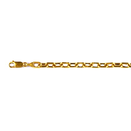 Close Out Deal- 9K Yellow Gold Cable Bracelet (Size 7.5) with Lobster Clasp, Gold Wt. 6.65 Gms. Close Out Deal- 9K Yellow Gold Cable Bracelet (Size 7.5) with Lobster Clasp, Gold Wt. 6.65 Gms.