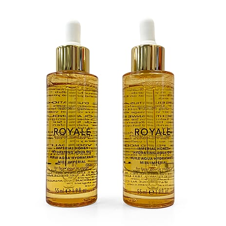 Limited Edition - Elizabeth Grant Royale Imperial Honey Hydrating Aqua Oil For Face - 2 x 55ml