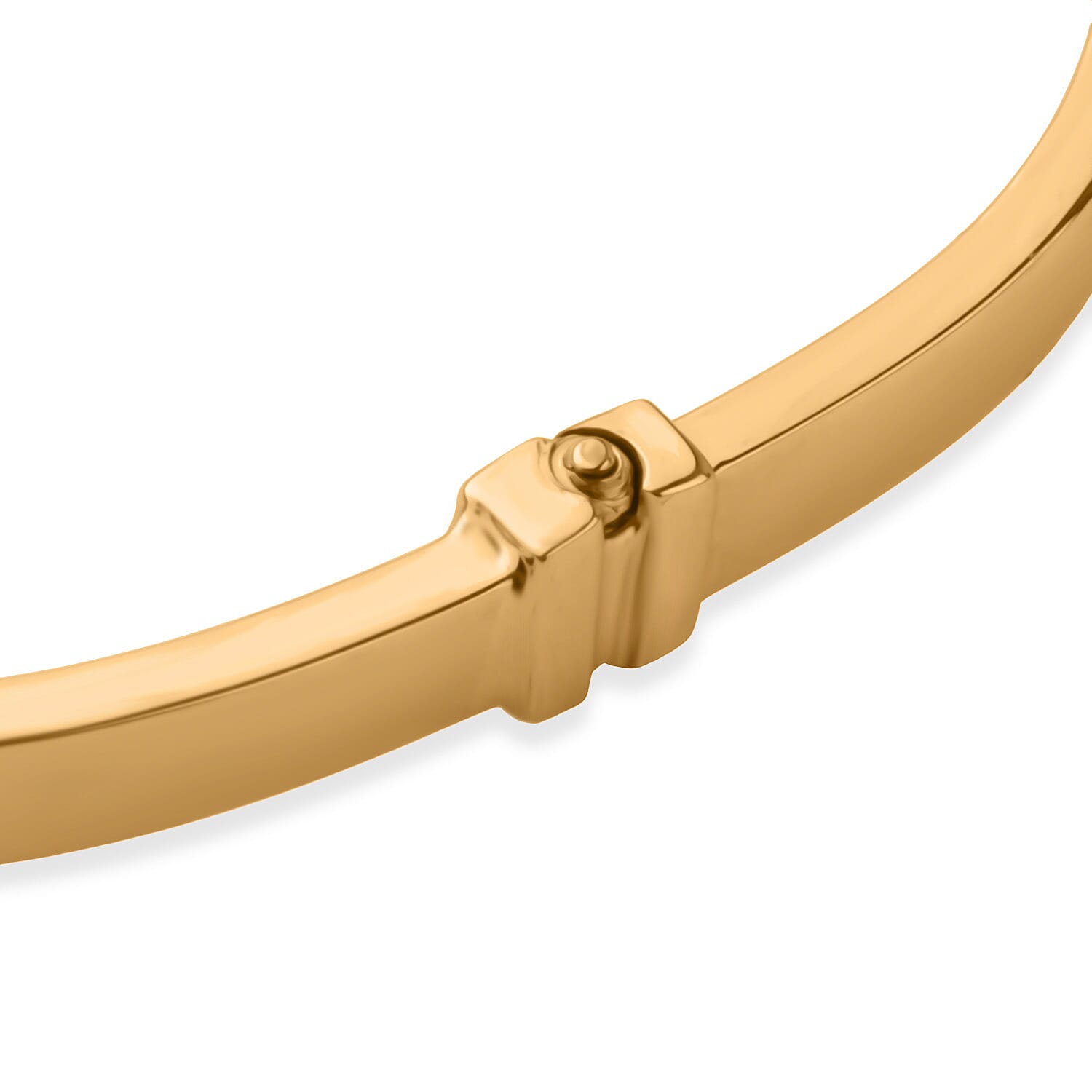 Designer Inspired - 9K Yellow Gold Bangle (Size 7.5), Gold Wt. 4.00 Gms