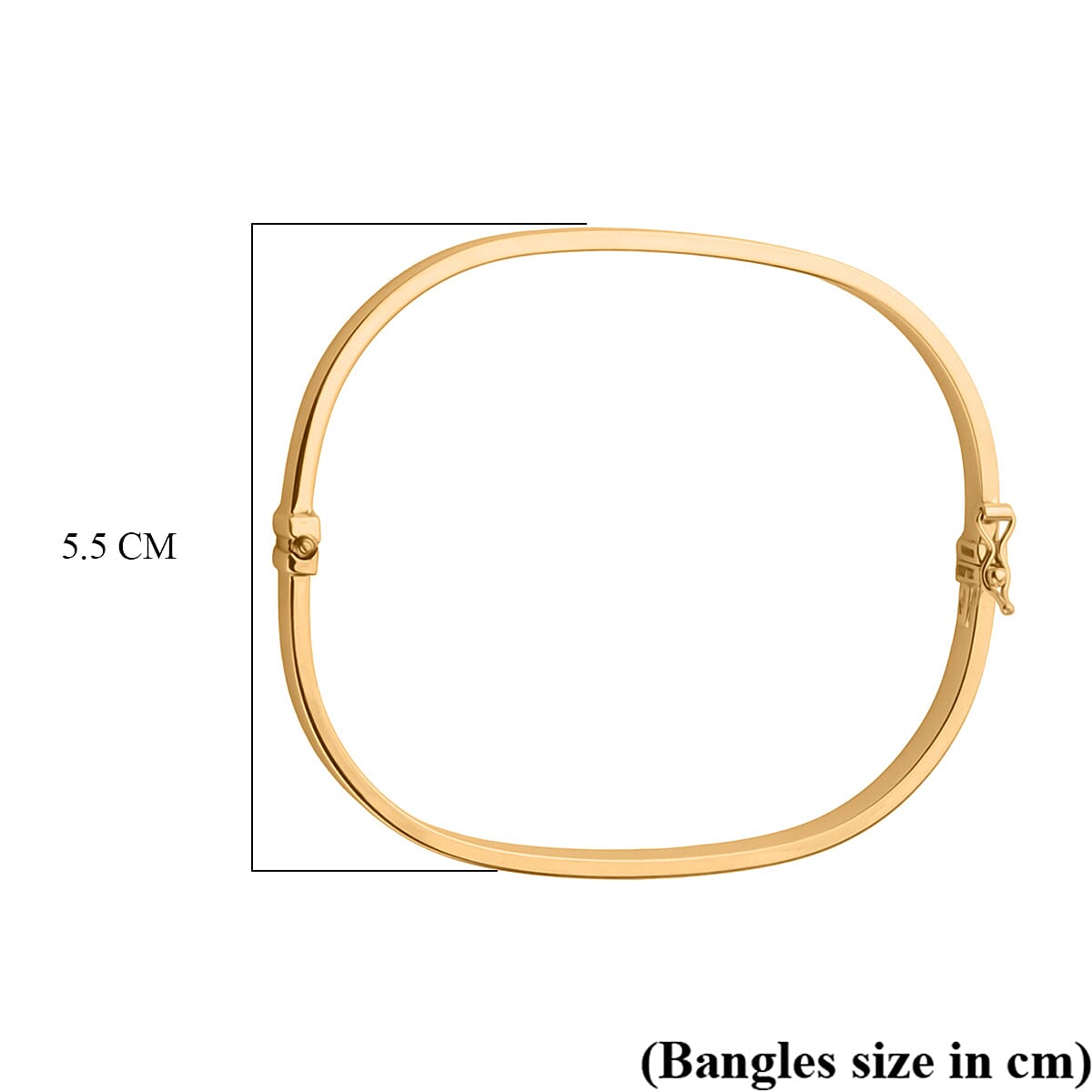 Designer Inspired - 9K Yellow Gold Bangle (Size 7.5), Gold Wt. 4.00 Gms