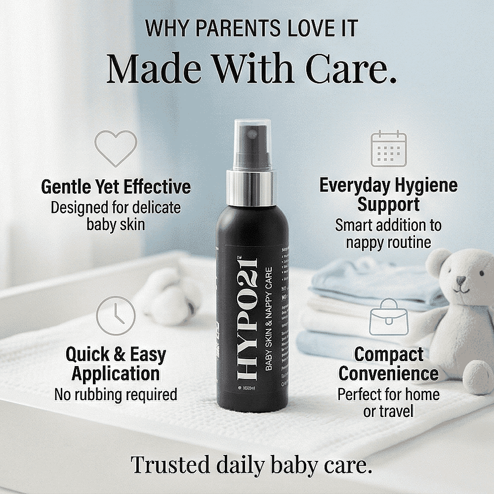 HYPO21 Baby Skin & Nappy Care Spray - 100ml