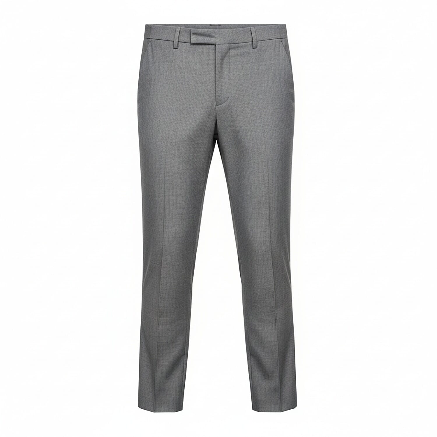 Marina Kaneva Pinstripe Straight Leg Trousers (Size 10) - Grey