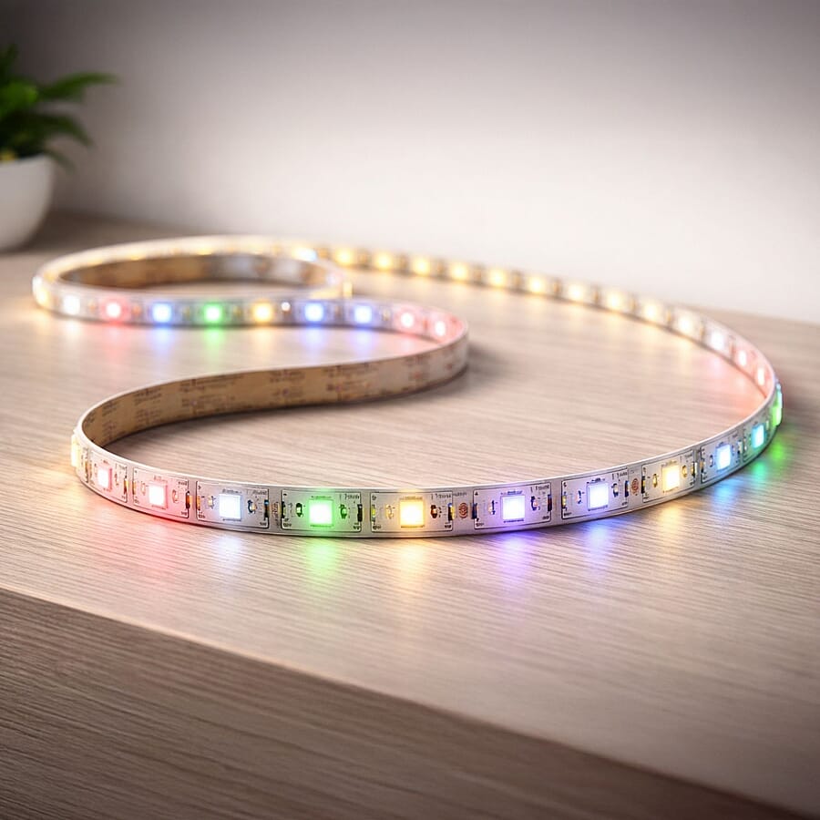 Battery Operated RGB LED Strip Light (2M) - Multi Colour