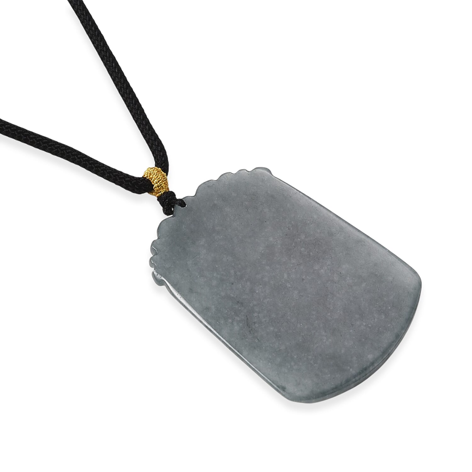 Natural Type A Jadeite Zodiac Horse Necklace Cotton Thread (Size 26 Adjustable) 60.00 Ct.