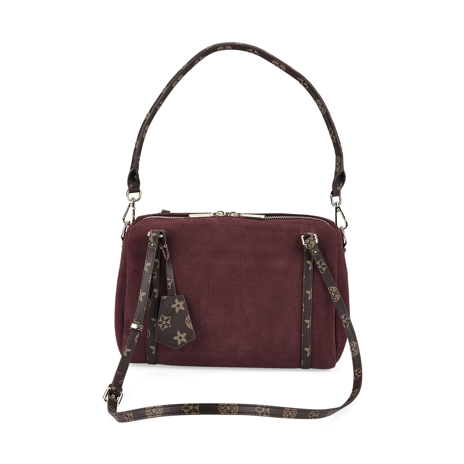 Crossbody Bag (Size - One Size) - Burgundy