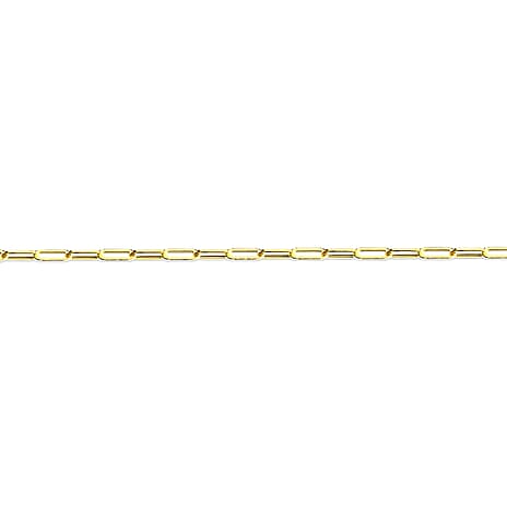 9K Yellow Gold PaperClip Necklace (Size - 20) with Lobster Clasp Gold Wt. 4.30 Gms