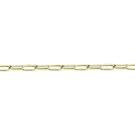 9K Yellow Gold PaperclipNecklace (Size - 20) with Lobster Clasp, Gold Wt. 5.30 Gms.