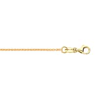 9K Yellow Gold Rolo Chain (Size - 18) with Spring Ring Clasp