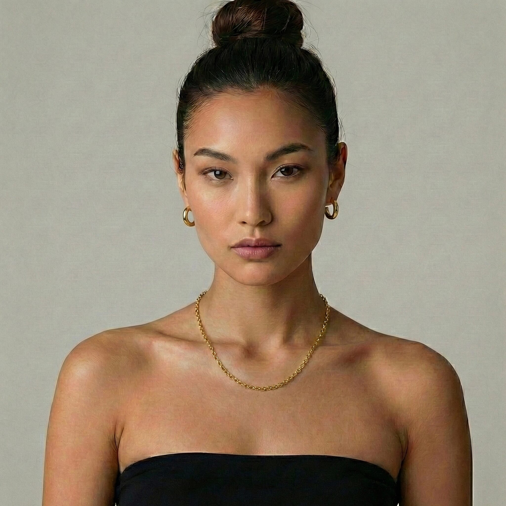 Mega Gold Deal - 9K Yellow Gold Round Belcher Necklace (Size 16) with Spring Ring Clasp