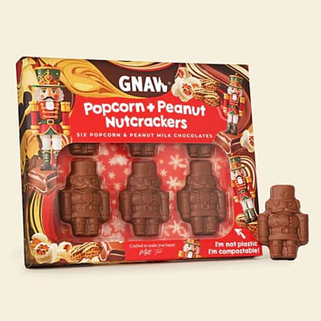 Popcorn - Peanut Nutcrackers Novelty Christmas Gift Set