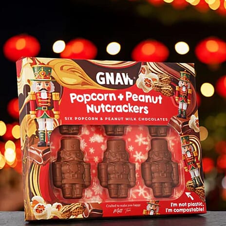 Popcorn - Peanut Nutcrackers Novelty Christmas Gift Set