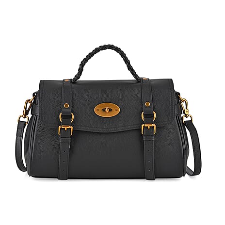 La Marey Signature Crossbody Bag (Size - One Size) - Black & Black