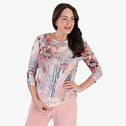 Anamor Printed Long Sleeve Top 