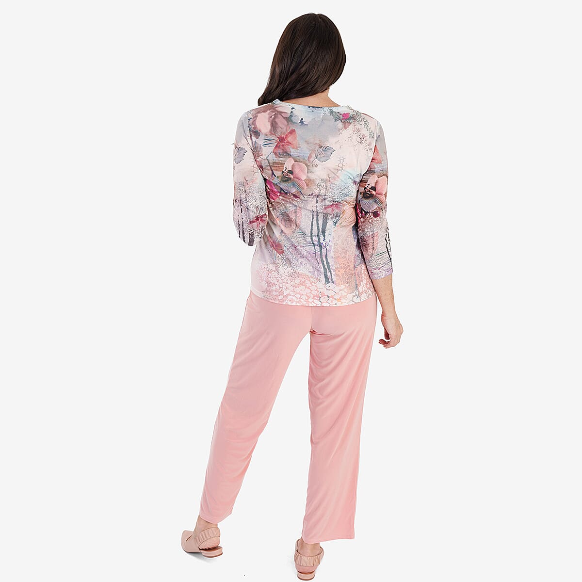 Anamor Printed Long Sleeve Top 
