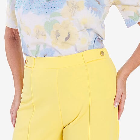 Anamor  Jean and Pant-Trouser (Size - 16) - Lemon