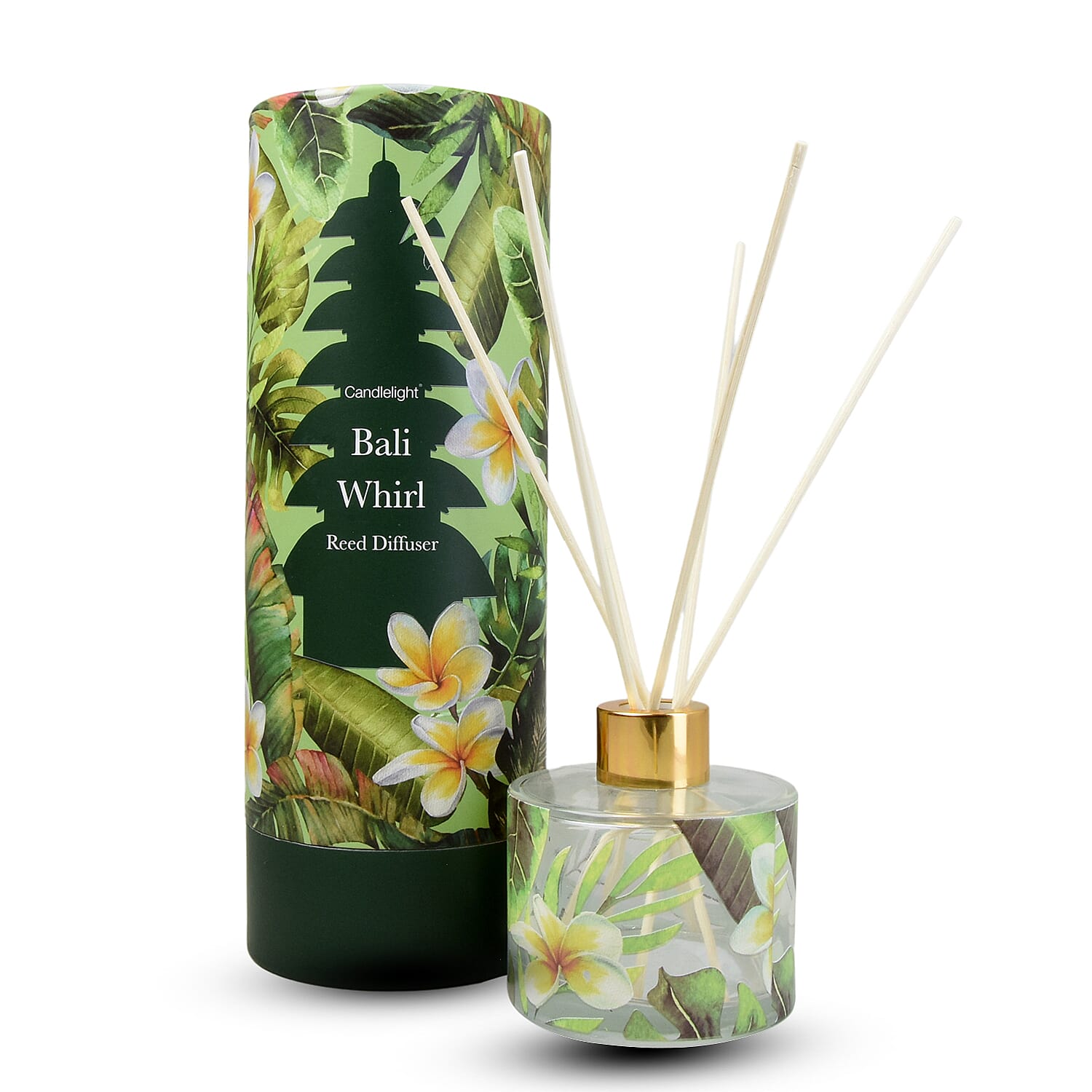 Closeout Deal- Bali Reed Diffuser - 10% Sea Salt Scent Home Fragrance (150 ml) - Green