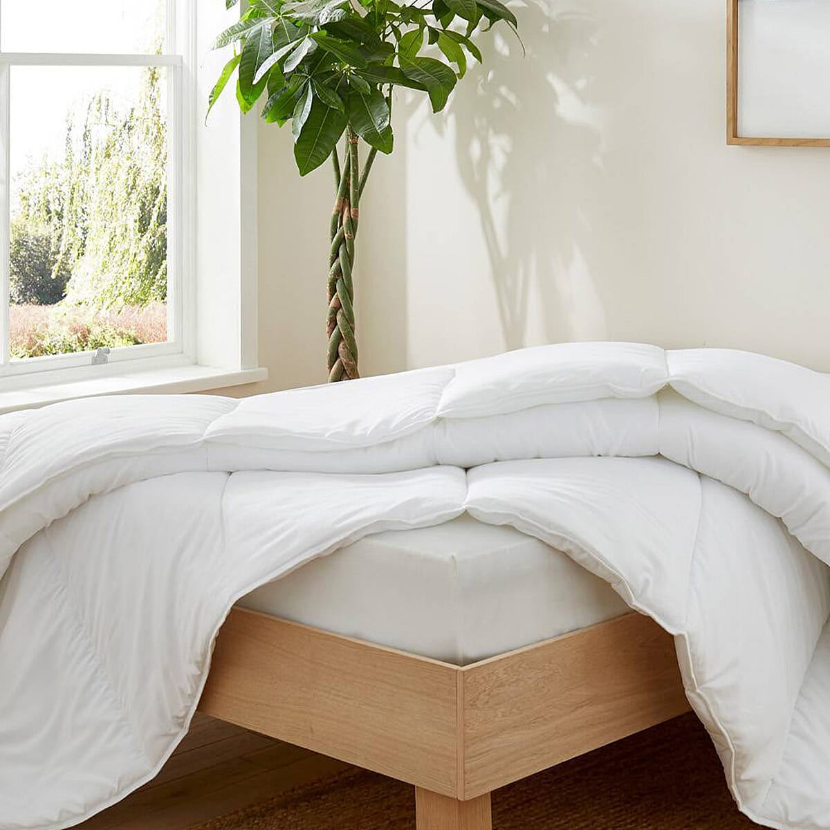 Martex For You For Me Dual (10.5 - 4.5) Tog Duvet (Double) - White