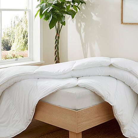 Martex For You For Me Dual (10.5 - 4.5) Tog Duvet (Double) - White