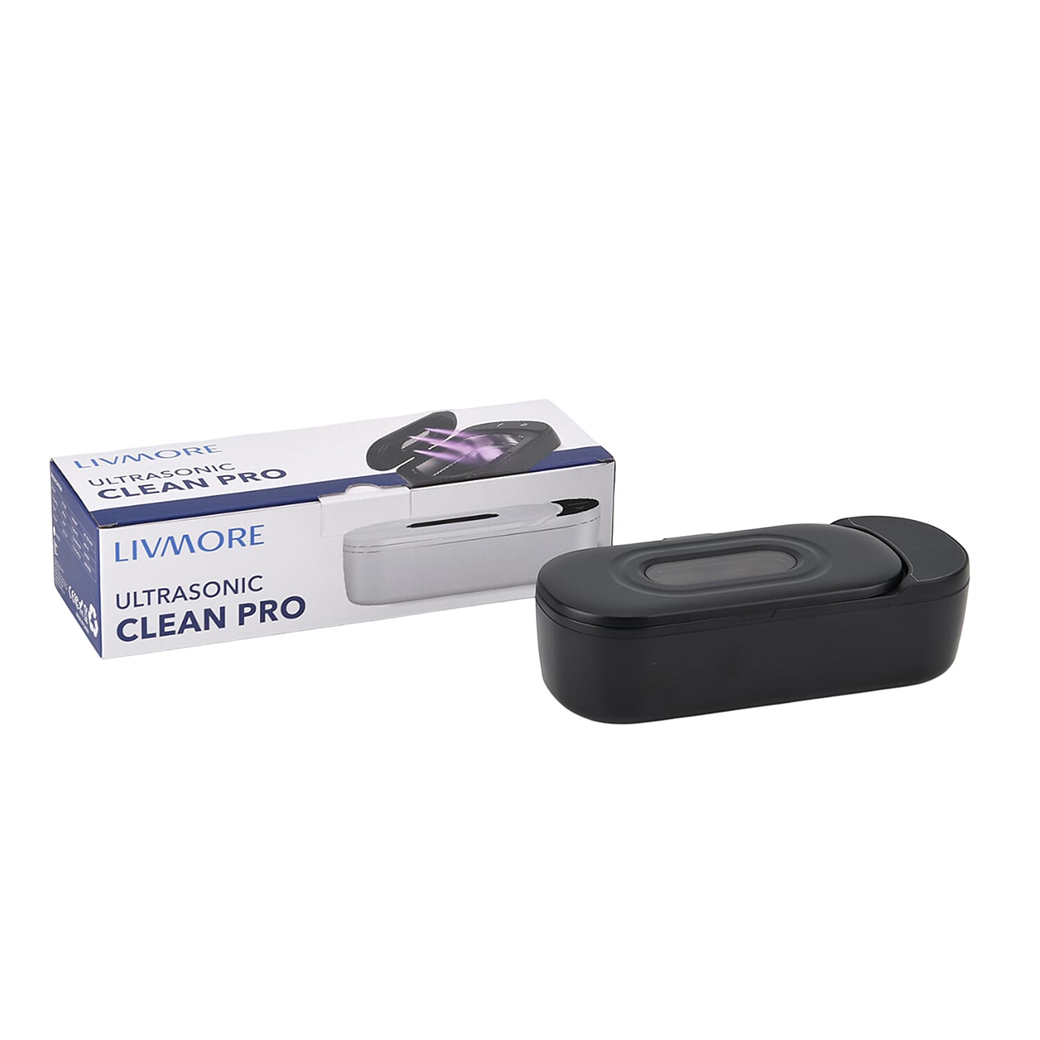 SC-200 Ultrasonic Jewellery Cleaner - 48kHz Professional Sonic Cleaner for Glasses & Watches with 50ml Solution & Dual Timers  (400mL)