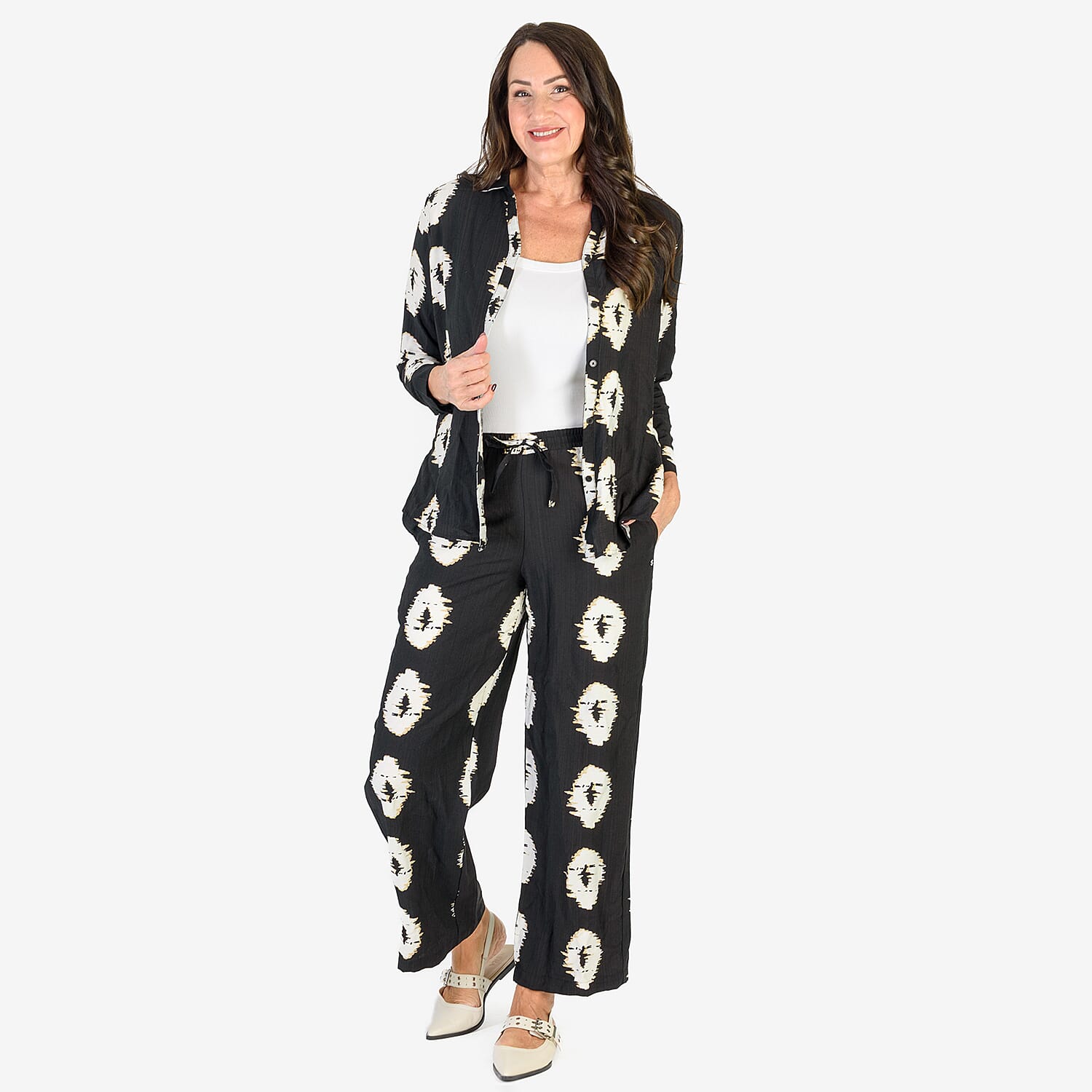 Anamor-Rayon-Jean-and-Pant-Trouser-Size-XXL-Black