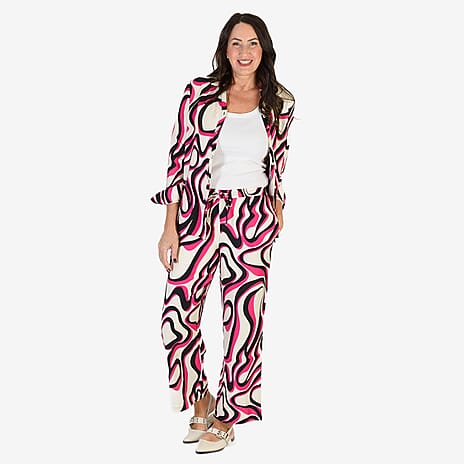 Anamor Printed Shirt (Size S-M) - Pink