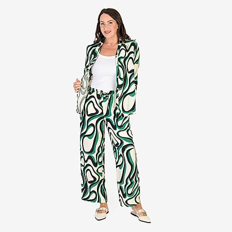 Anamor Printed Shirt (Size S-M) - Green
