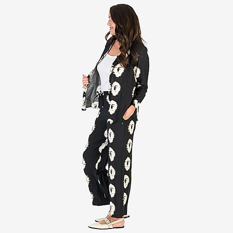 Anamor Printed Shirt (Size L-XL) - Black