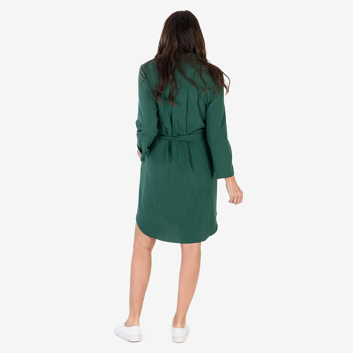 Anamor Solid Colour Shirt Dress